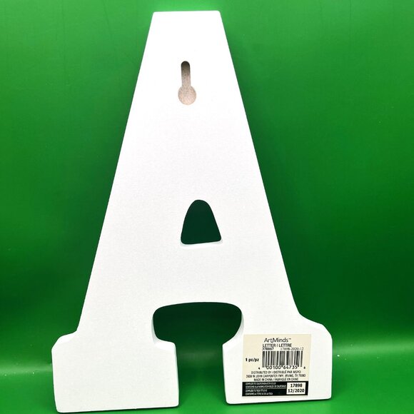 Wood Alphabet Letters A B C D White Crafting Home Décor Kids Room Classroom Art - Picture 4 of 12